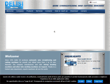 Tablet Screenshot of delisisrl.com